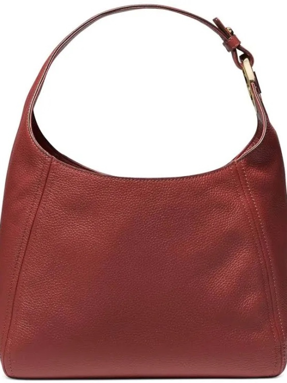 Michael Kors Fulton Large Slouchy Shoulder Bag in the color Cherry